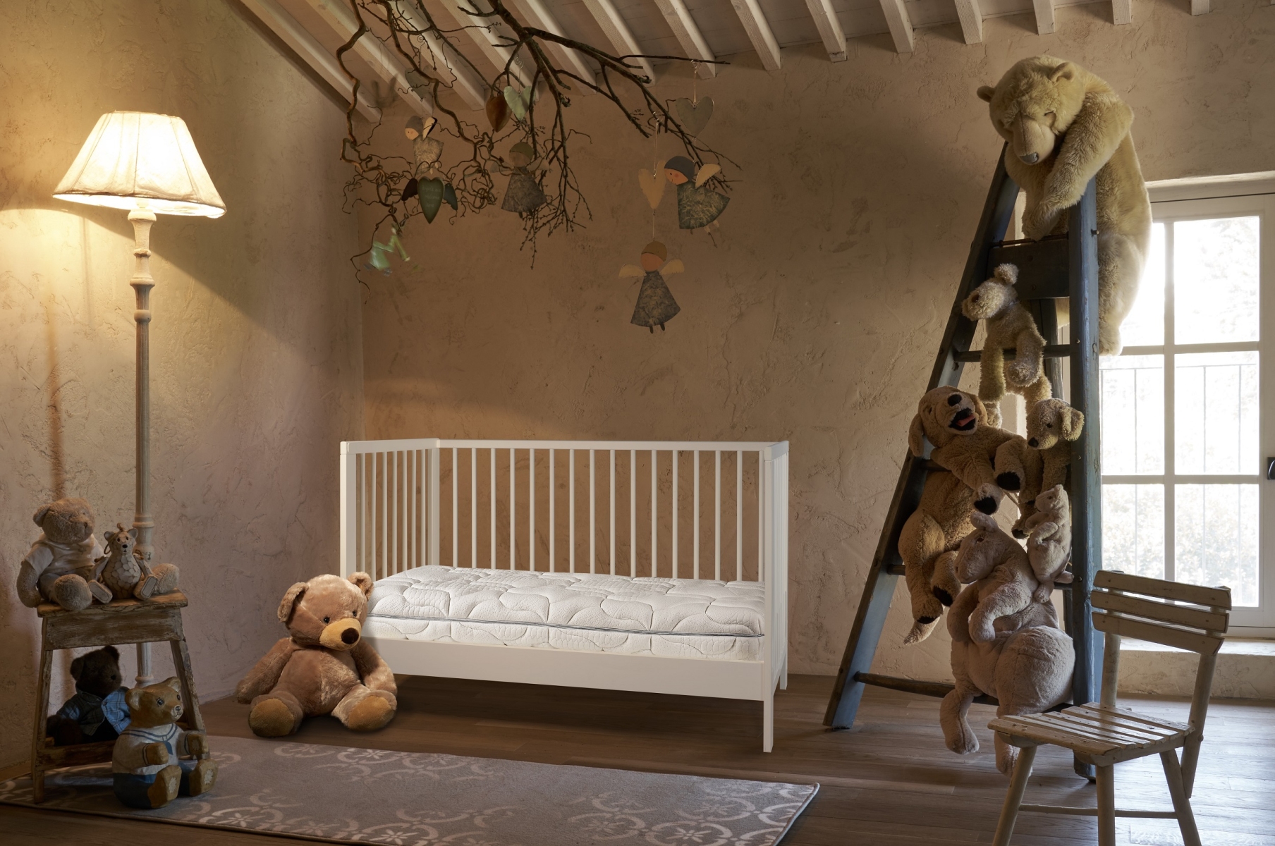 Materasso MYBABY per bambini  (da 50 a 65 cm di larghezza e da 120 a 140 cm di lunghezza)